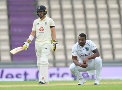 Southampton Test: England 35/1 against West Indies at stumps on day 1