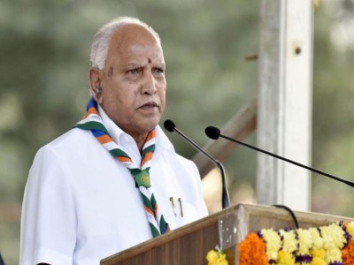 BS Yeddiyurappa appeals to maintain peace on Sangolli Rayanna statue installation issue at Belagavi