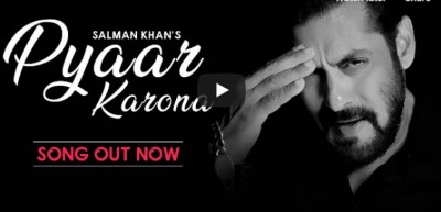 Fight against COVID-19: Salman Khan sings 'Pyaar Karona', unveils on Youtube