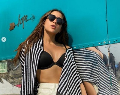 Sporting bikini top-mini shorts, Sara Ali Khan looks super cool in her latest Instagram post
