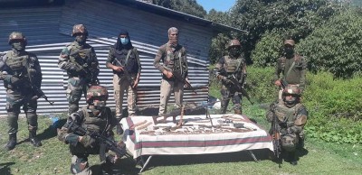 Security forces recovered from hideout in Rajouri