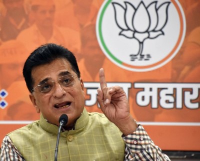 Kirit Somaiya addresses press conference