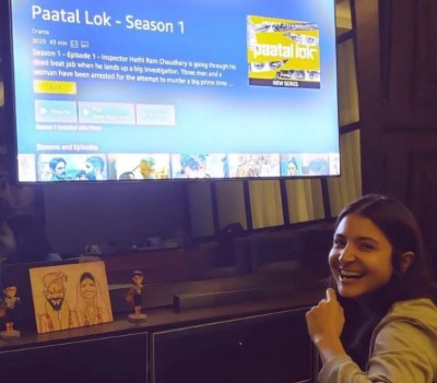 Anushka Sharma watches Pataal Lok as it premieres in Amazon Prime Video