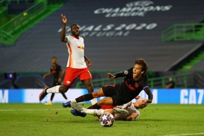 UEFA Champions League quarter final match between RB Leipzig and Atletico Madrid