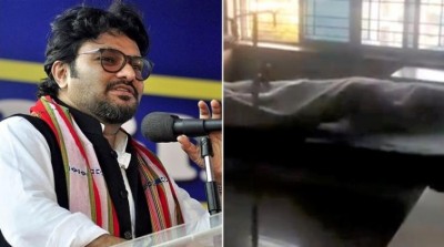 Babul Supriyo tweets video of 'suspected COVID patients lying with dead in Kolkata hospital'