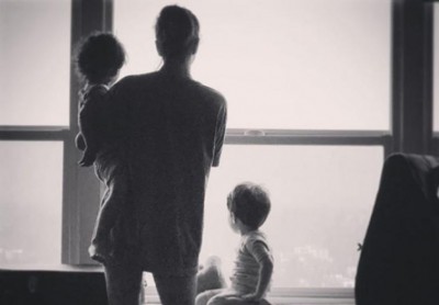 In her monochrome image with children, Sunny tries to find 'sunshine' after darkness