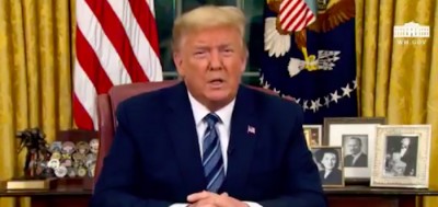 Coronavirus: US president Donald Trump announces travel suspension from Europe to America