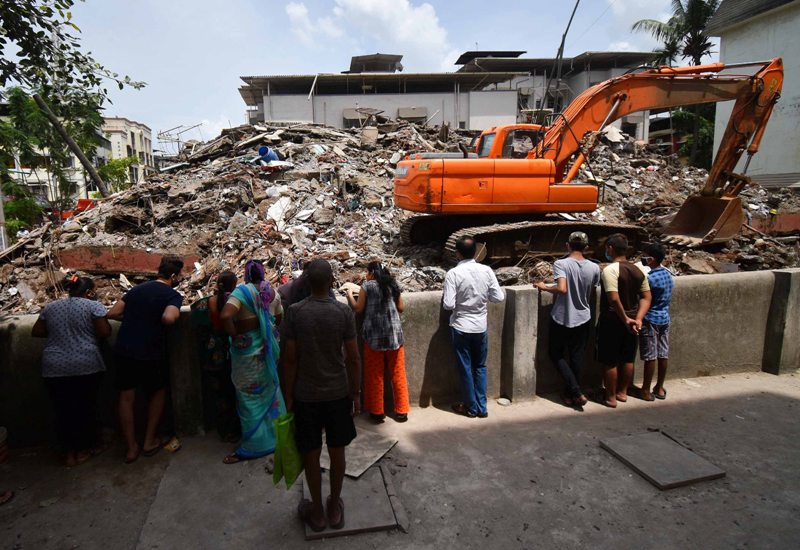 Rescue ops in multi-storeyed building collapse at Dongri in Mumbai
