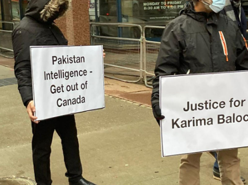 Protesters demand fair probe into Karima Baloch's death in Toronto