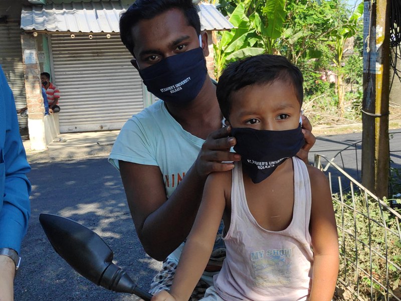 St. Xavier's University distributes masks in 5 km radius of campus in Kolkata's Rajarhat