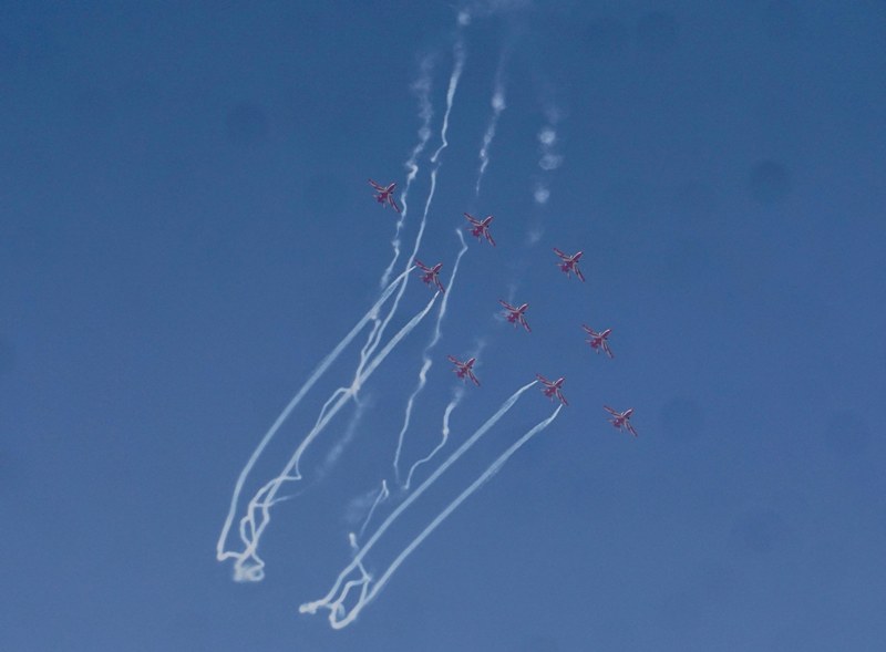 Dress rehearsal of IAF Day parade