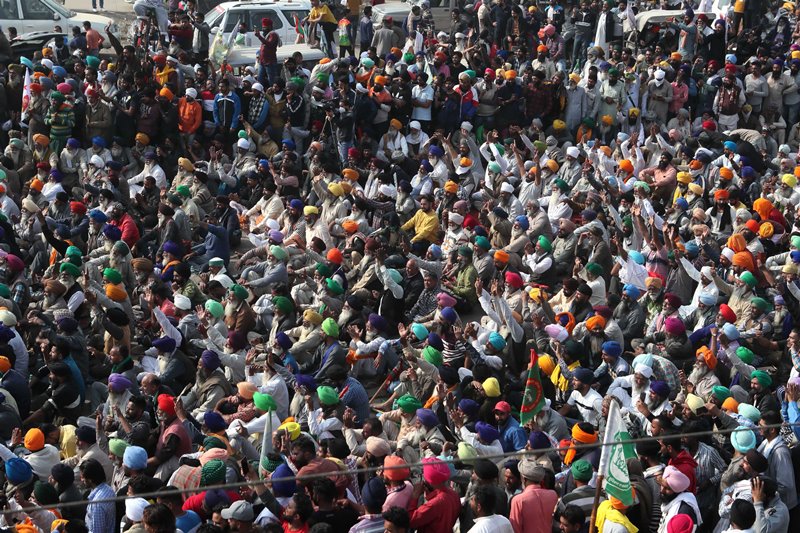 Farmers protest continue in New Delhi