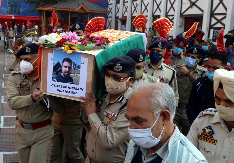 Kashmir: PSO Mohammad Altaf Hussain martyred
