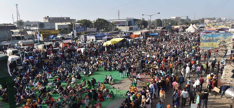 Farmers’ protests continue in Singhu border