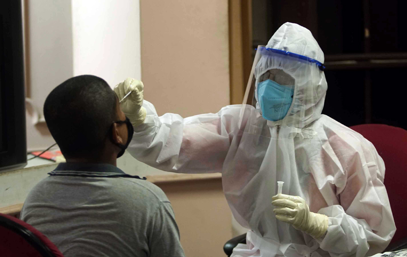 COVID-19 test for journalists in Kerala