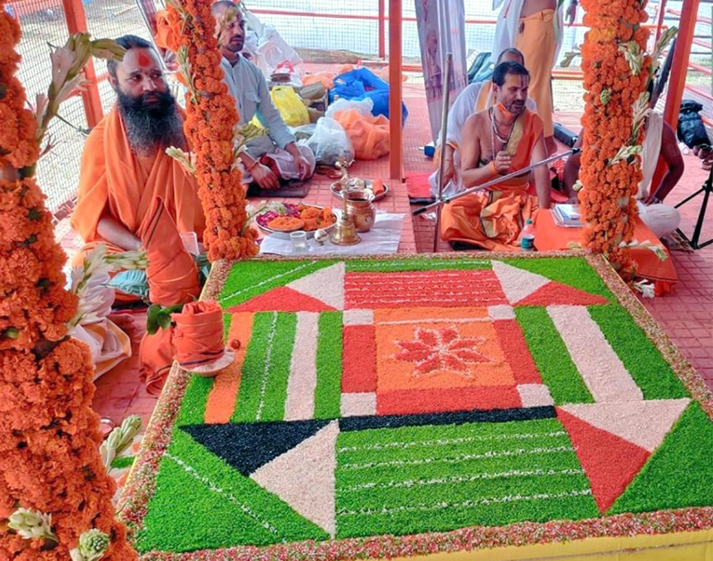 Ramarcha Pujan at Ram Temple commences