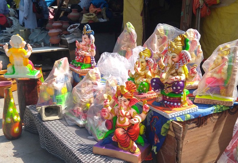 New Delhi gets ready for Ganesh Chaturthi festival