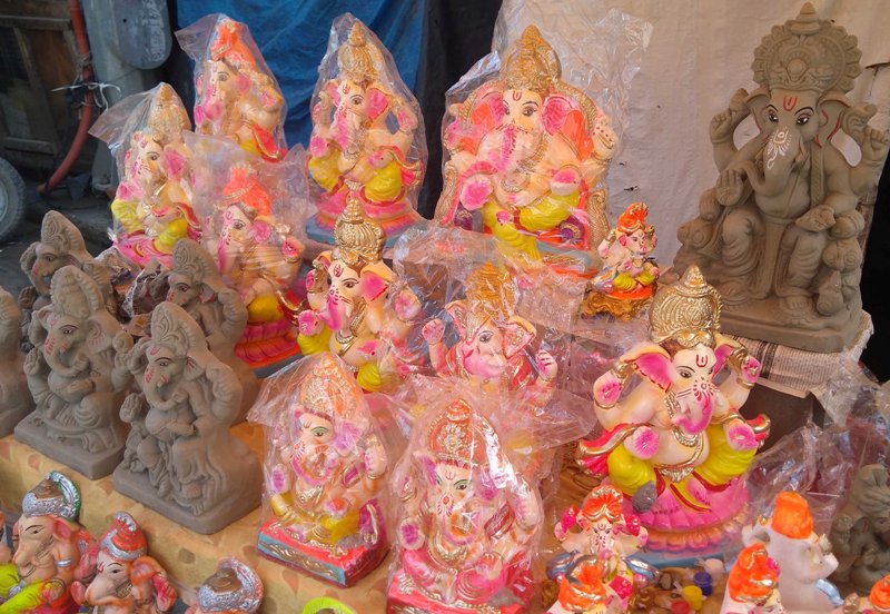 New Delhi gets ready for Ganesh Chaturthi festival