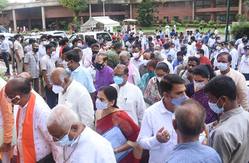 BJP parliamentary party meeting in Delhi