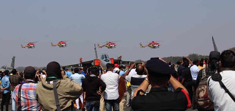 Rehearsls ahead of AERO INDIA 2021 in Bengaluru