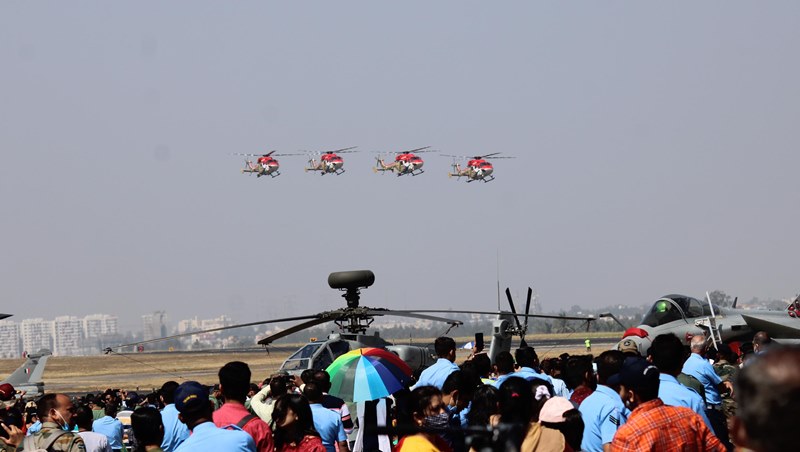Rehearsls ahead of AERO INDIA 2021 in Bengaluru