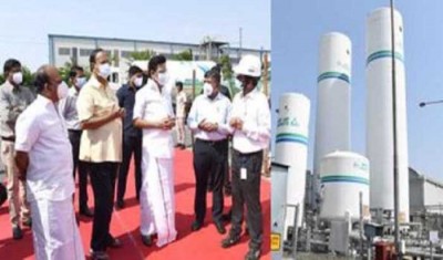 Stalin flags off 1,400 imported oxygen cylinders for 18 districts in Tamil Nadu