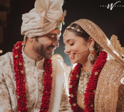 TV actor Ankita Lokhande marries long-time beau Vicky Jain