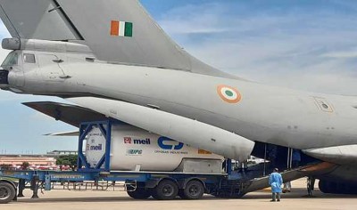 Fighting COVID-19: IAF airlifts three Cryogenic Oxygen tankers from Bangkok to Hyderabad
