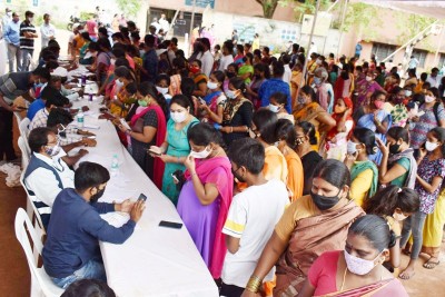 India's active Covid caseload dips to 8,26,740; lowest after 71 days