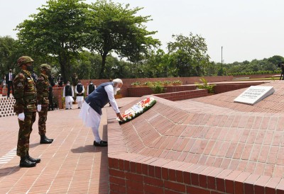 'Their valour will continue to inspire future generations,' writes PM Modi at National Martyr’s Memorial in Bangladesh
