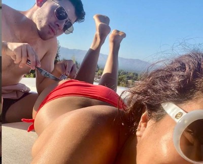 Nick Jonas is enjoying a special 'snack' in Priyanka Chopra's latest Instagram pic. Check out