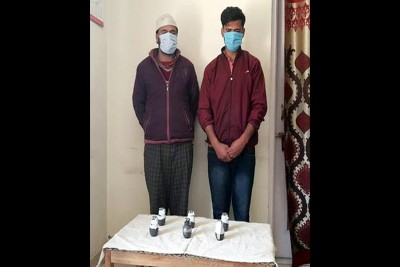 Two held in J&K's Kupwara with six hand grenades
