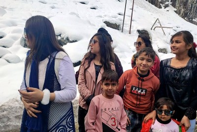 Snowfall in Srinagar