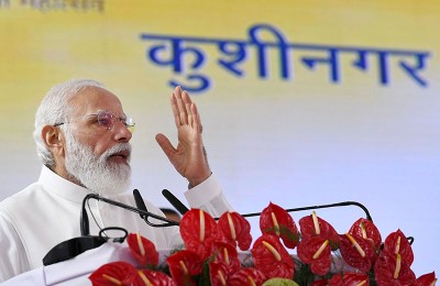 Boost to aviation sector will generate tourism, trade and employment : Modi inaugurating Kushinagar Airport