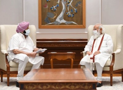 'Withdraw farm laws': Amarinder Singh meets PM Modi on farm laws