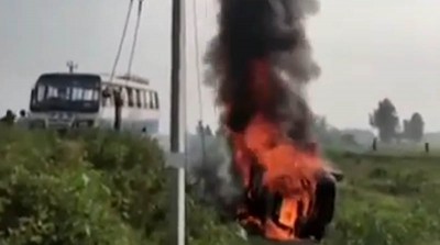 Uttar Pradesh: 2 die as violence breaks out during farmers' protest in Lakhimpur Kheri