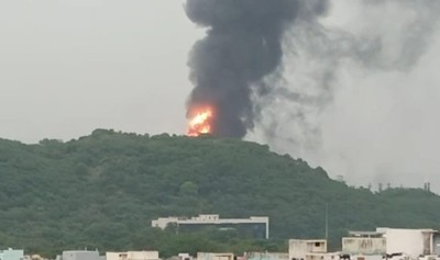 Visakhapatnam: Fire breaks out at HPCL plant