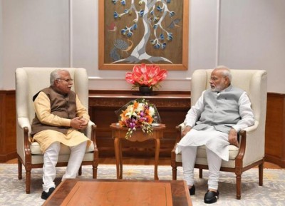 After decades Haryana got an honest govt: PM Modi praises Manohar Lal Khattar