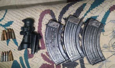 Jammu and Kashmir: Police recover Ak-47, magazines, ammo airdropped by drone