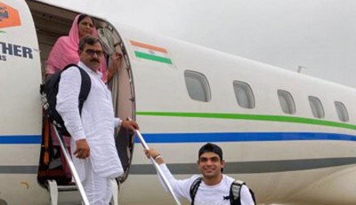Neeraj Chopra fulfills his dreams by gifting parents their first flight
