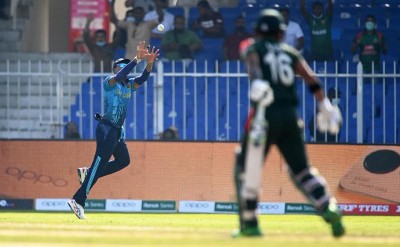 Charith Asalanka hits unbeaten 80 as Sri Lanka beat Bangladesh by five wickets in T20 World Cup clash