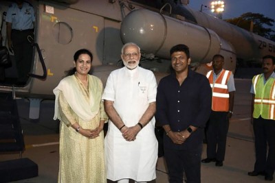 A cruel twist of fate has snatched away from us a prolific and talented actor: Modi tweets on Puneeth Rajkumar's death