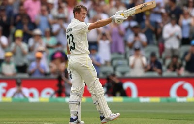 Marnus Labuschagne is now the top batter in the MRF Tyres ICC Men's Test Player Rankings