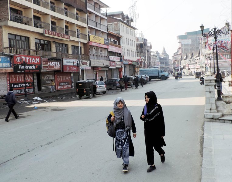 Strike in Kashmir's Srinagar