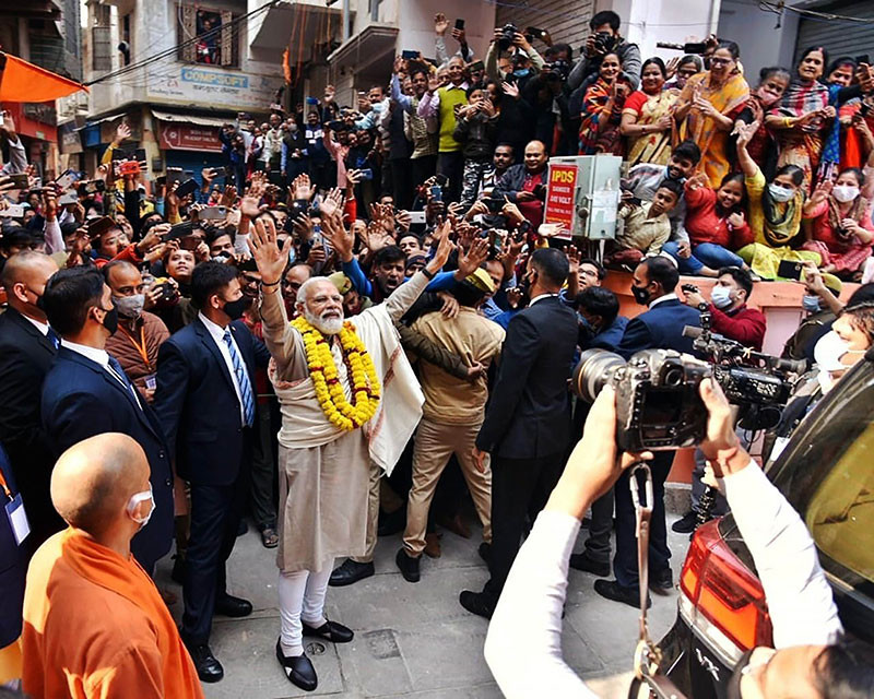 PM Narendra Modi visits Varanasi
