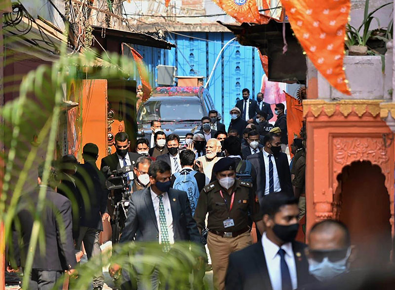 PM Narendra Modi visits Varanasi