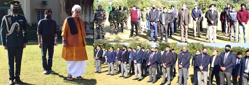 JK Lt Guv Manoj Sinha condoles the death of Bipin Rawat and others in copter crash