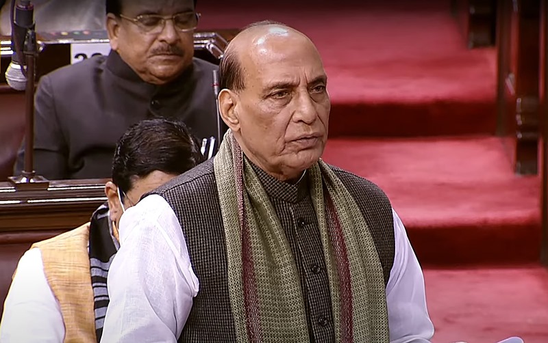 Rajnath Singh speaks on chopper crash in Parliament