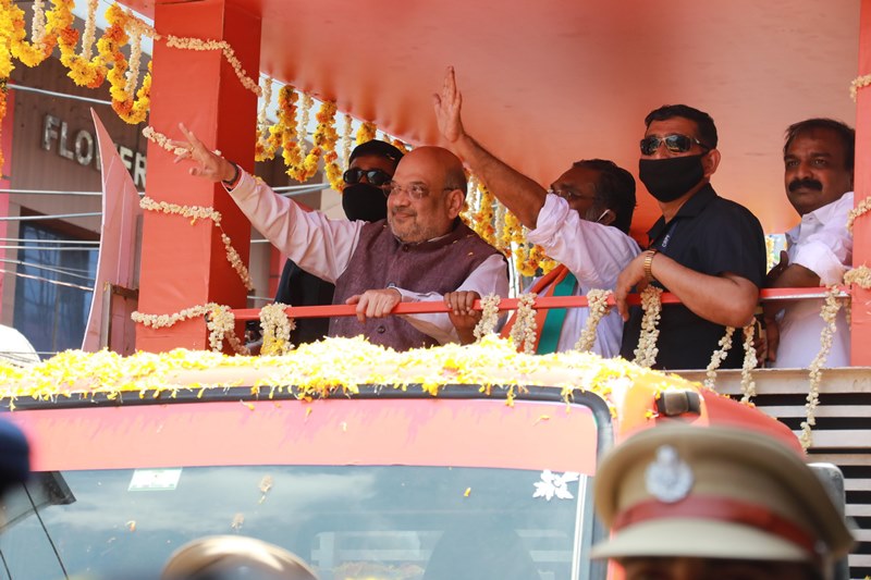 Amit Shah campaigns in Kerala