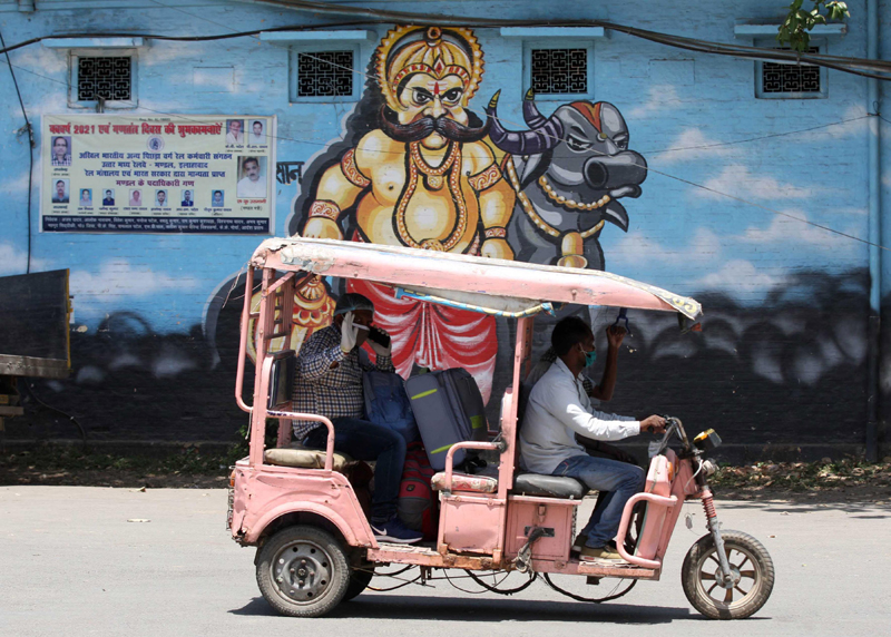 Anti-Covid lockdown in Prayagraj